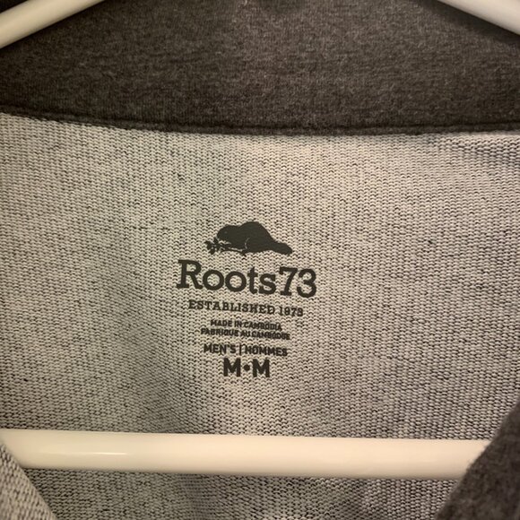 Roots Men's Medium Active Sweatshirt Grey Full Zip - Picture 2 of 5